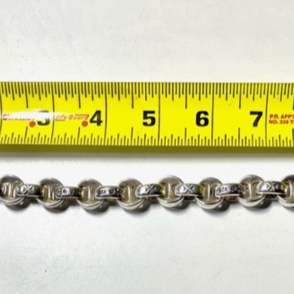 Gaboratory Vintage Silver Single Dog Biker Heavy BRACELET 99g - Picture 11 of 11